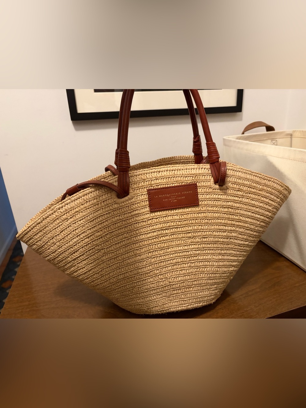 JUSTINE BASKET BAG - Picture 9 of 10